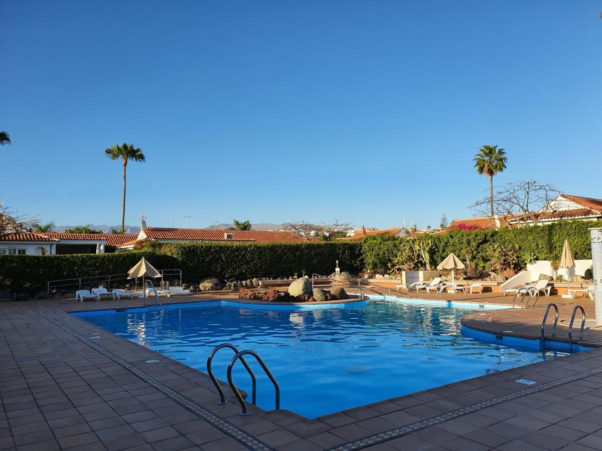 Pool & Wifi Free Shared Flat Private Room By Ocean Park Maspalomas  Dış mekan fotoğraf