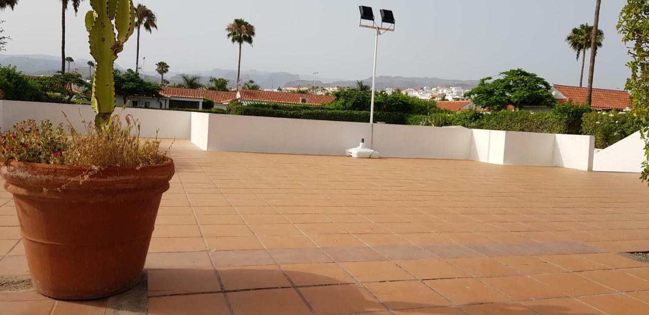 Pool & Wifi Free Shared Flat Private Room By Ocean Park Maspalomas  Dış mekan fotoğraf