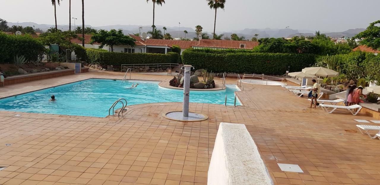 Pool & Wifi Free Shared Flat Private Room By Ocean Park Maspalomas  Dış mekan fotoğraf